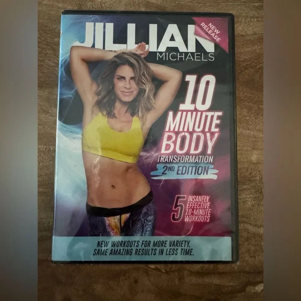 JILLIAN MICHAELS - 10 Minute Body Transformation 2nd Edition DVD NEW/SEALED